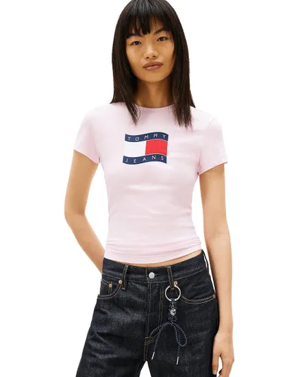 T-Shirt Femme TJW Slim Wavy Flag Tee