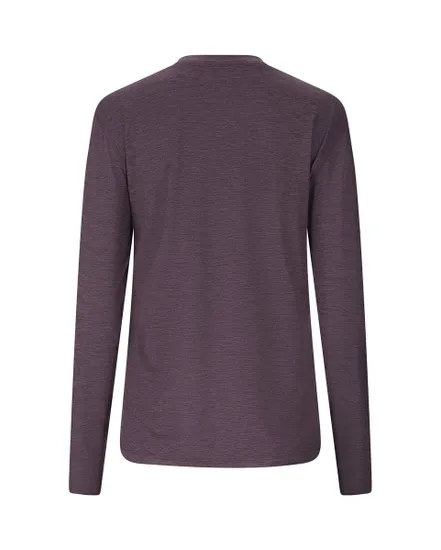 T-shirt manches longues Femme ALVALY W MELANGE L/S TEE Violet