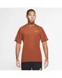 T-shirt manches courtes Homme M NK DF SOLAR CHASE SS TOP Marron