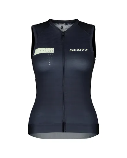 Maillot sans manches Femme RC PRO Bleu foncé/Vert clair