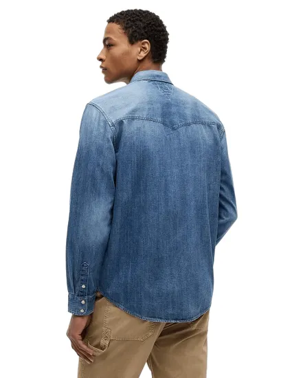 Chemise Denim Homme Western Regular