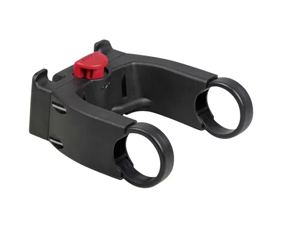 Fixation de panier au guidon E 22-26 mm Noir/Rouge
