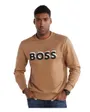 Sweat col rond Homme SOLERI 07 Beige Medium