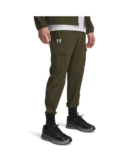 Pantalon de survetement Homme UA VIBE WOVEN CARGO PANTS Vert