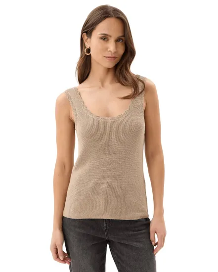 Haut Femme VMLEXIE SHINE SL U-NECK TOP