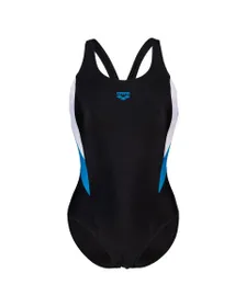 Maillot de natation Femme WOMEN S SWIMSUIT V BACK PANEL Noir