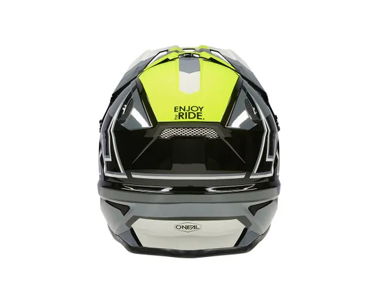Casque intégral Unisexe SONUS SPLIT Noir/Jaune Néon