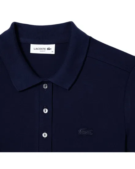 Polo Femme L.12.D Slim Fit Stretch Mini Piqué
