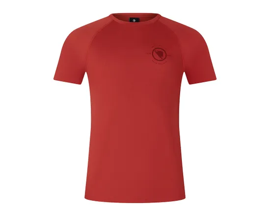 T-shirt manches courtes Homme LOOP TECH Rouge Brique