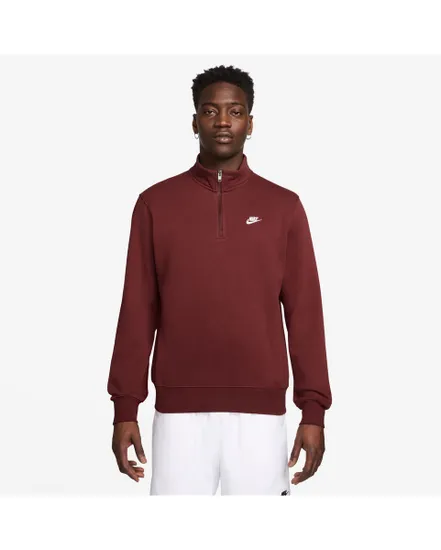 Polaire col zip Homme M NK CLUB BB HZ TOP Bordeaux