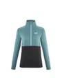 Haut zip manches longues Femme INTENSE FLEECE PO Bleu