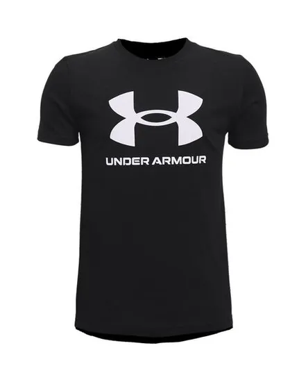 T-shirt Enfant UA B SPORTSTYLE LOGO SS Noir