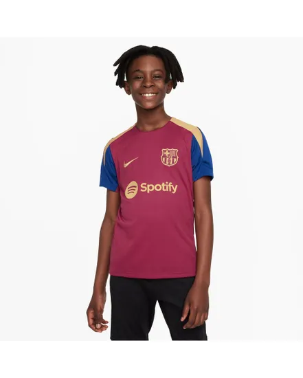 Maillot de football Enfant FCB Y NK DF STRK SS TOP K Rouge