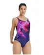 Maillot de bain Femme WOMEN S SWIMSUIT U BACK PLACEMENT B Violet