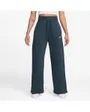 Pantalon de survetement Femme W NSW PHNX FLC HR PANT WIDE Bleu