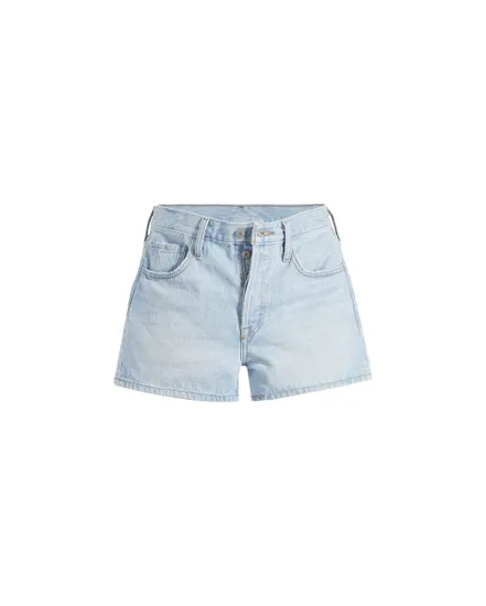 Short en jean Femme 501 ROLLED SHORT Bleu