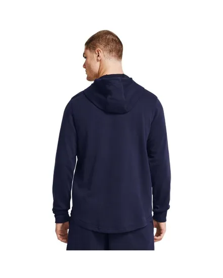 Swear à capuche Homme UA RIVAL TERRY GRAPHIC HOOD Bleu