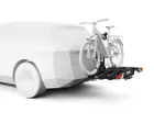 Porte-vélo sur attelage EASYFOLD XT F 3 VÉLOS Aluminium/Noir