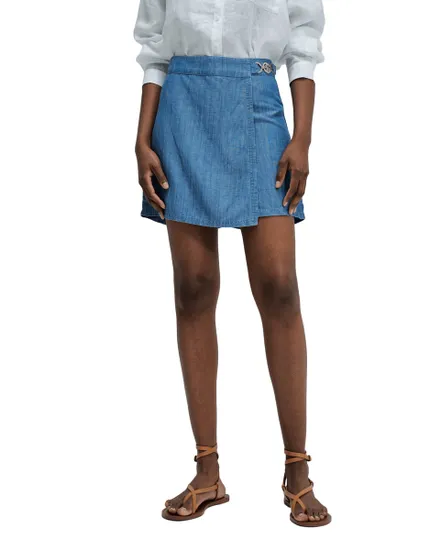 Jupe-Culotte Femme Skort Lightdenim Salsa