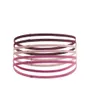 Lot de 6 elastiques Femme W S MINI ELASTIC 6PK Multicolore