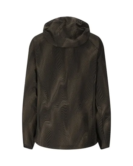 Veste à capuche Femme MALAKAS W AOP JACKET Marron
