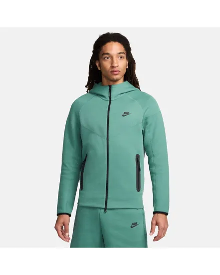 Sweat zip à capuche Homme M NK TCH FLC FZ WR HOODIE Vert