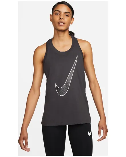 Débardeur Femme W NK DF NIKE ONE HOOK WBN Gris