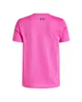 T-shirt Enfant UA TECH VENT JACQUARD SS Rose