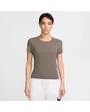 T-shirt Femme W NSW NK CHLL KNT MD CRP Marron