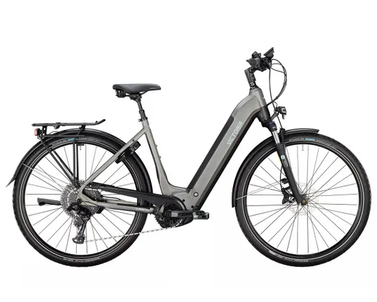 VTC électrique Femme TRESALO 16 WAVE Gris/Noir