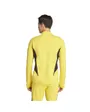 Haut zip manches longues Homme JUVE TR TOP Jaune