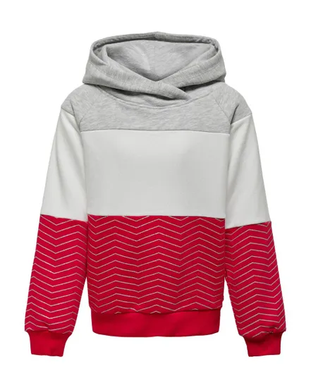 KOGMADDIE L/S BLOCK HOODIE CS SWT