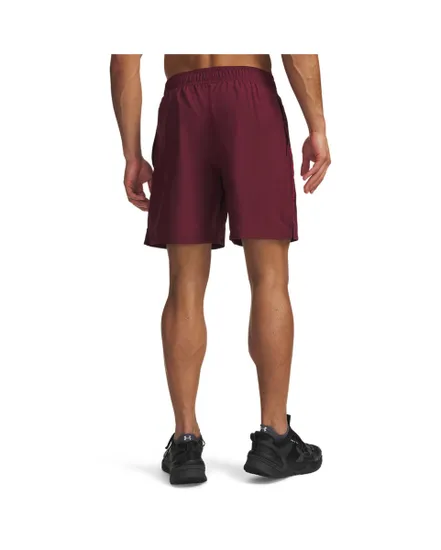 Short Homme UA TECH WOVEN WORDMARK SHORT Bordeaux