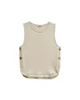 Top Femme Lurex Maille Avec Boutons