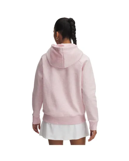Sweat à capuche Femme UA RIVAL FLEECE HOODIE Rose