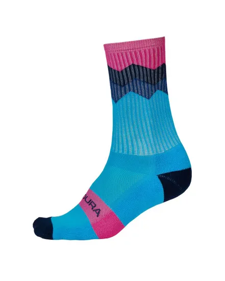 Chaussettes Homme LIGNE DE CRETE Bleu Electrique