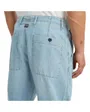 Pantalon Homme Pleated Chino Denim Relaxed Tapered