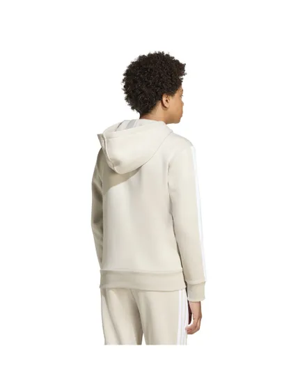 Sweat zip à capuche Enfant J 3S FL FZ HD Beige