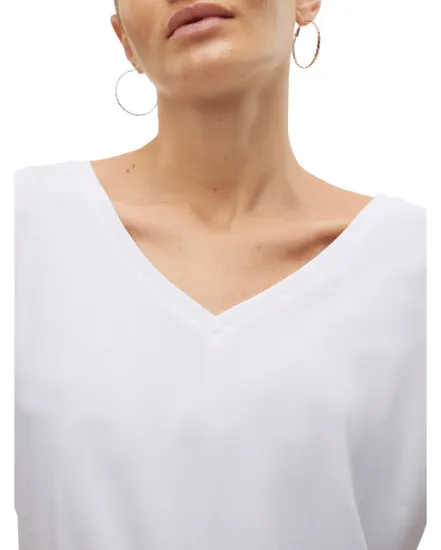 T-shirt Femme VMFILLI SS V-NECK TEE NOOS