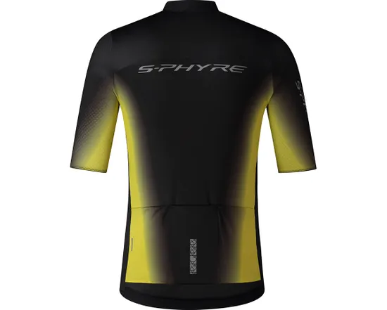 Maillot manches courtes Homme S-PHYRE LEGGERA Noir/Jaune