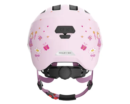 Casque Vélo Enfant Smiley 3.0 LED – Rose Taille M (50-55cm)