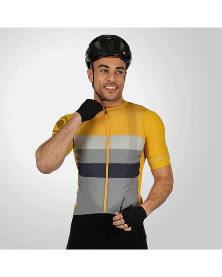 Maillot manches courtes Homme PRO SL RACE Jaune Moutarde