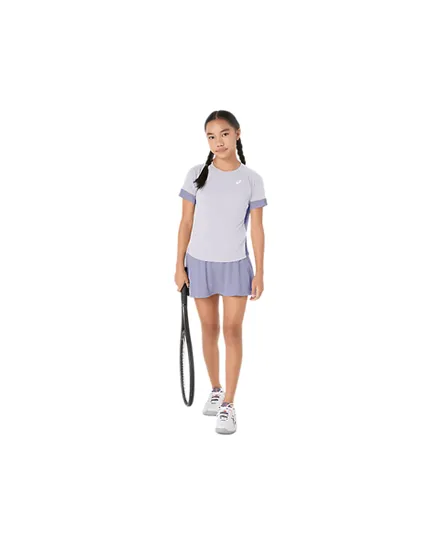 Débardeur Tennis Fille Haut Manches Courtes