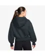 Sweat zip à capuche Femme W NSW PHNX FLC CROP FZ HDY Vert