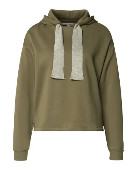 Sweat À Capuche Femme Pcchilli Ls Glitter Hoodie Noos Bc