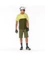 Maillot manches courtes Homme TRAIL FLOW DRI Jaune/Vert Sapin