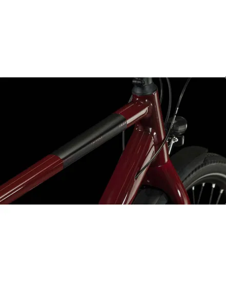 Vélo trekking Homme TRAVEL Rouge