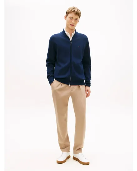 Gilet Homme FULL MILANO BASEBALL JACKET Bleu