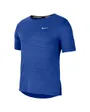 T-Shirt de running Homme M NK DF MILER TOP SS Bleu