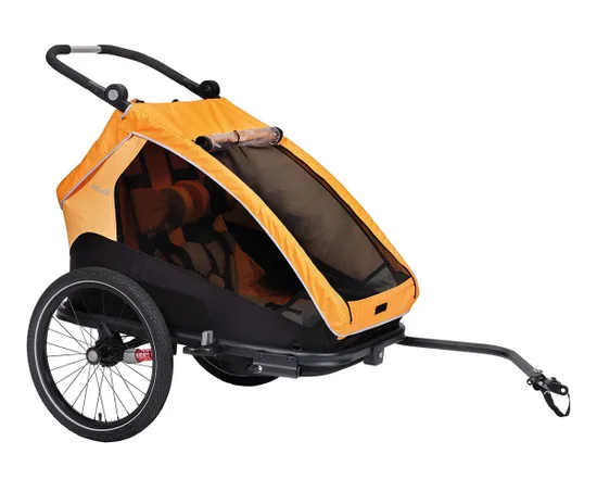 Remorque pour enfant DUO S BS-C10 Orange/Anthracite